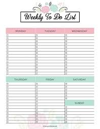 Weekly Calendar Printable Yearly Calendar Free Weekly Calendar To Do List In 2020 Free Printable Weekly Calendar Planner Printables Free To Do Lists Printable