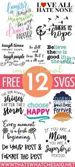 Download 12 Inspirational Quote Svg Files That S What Che Said
