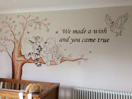 The rocker and toy box were in my nursery although we repainted them to match the winnie the pooh theme. Custom Murals Custommuralsuk Nursery Baby Room Baby Boy Nursery Woodland Nursery Mural