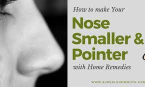 Find out how to make nose thinner and pointer naturally! How To Make Your Nose Smaller And Pointer Overnight Naturally