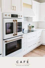 Ge profile 6 piece kitchen applianc package with 36 french door refrigerator, 36 gas cooktop ge appliances xwfe ge xwf refrigerator water filter, white. Cafe Wall Ovens Look As Good As They Bake Carley Page Photography Kitchen Designed By Gretchen Black Of Kitchen Remodel Home Decor Kitchen Home Kitchens