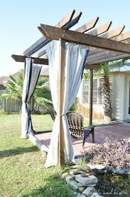 A wide variety of diy curtain rods options are available to you, such as material, commercial buyer, and metal type. Budget Friendly And No Sew Diy Outdoor Curtains Table And Hearth