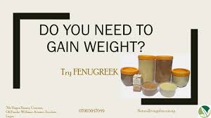 Gain Weight The Fenugreek Way Health Nigeria Diabetes and blood sugar levels.