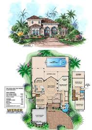 Mediterranean House Plan 2 Story Coastal Narrow Lot Home Floor Plan Mediterranean House Plan House Floor Plans How To Plan