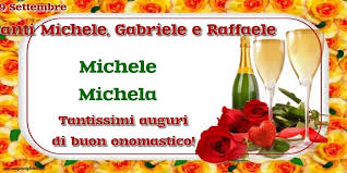 Cartoline Di Santi Michele Gabriele E Raffaele 29 Settembre Messaggiauguricartoline Com Gabriele Cartoline Onomastico