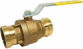 M. A. Stewart 4" EZPress Brass Dual Crimp Ball Valve 200WOG ...