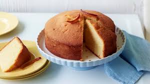 The cake in the oven. Madeira Cake Recipe Bbc Food