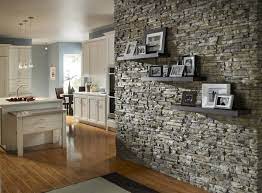 We hand painted the rocks and didn't get the grout with the finish. Rock Wall Interior Design Novocom Top