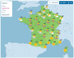 Winds variable at 4 to 9 mph (6.4 to 14.5 kph) (6.4 to 14.5 kph). Canicule Orages Voici Les Previsions Meteo De La Semaine En France Actu