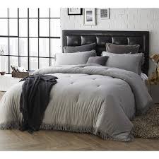Storing a comforter that is damp can result in mold and mildew growth—yuck! Byb Jersey Knit Oversized Comforter With Textured Edging Overstock 20582198 King