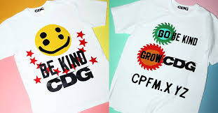 Cpfm x denim tears rbg bandana smiley crewneck. Cdg X Cactus Plant Flea Market Be Kind T Shirt Capsule