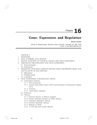 Do 8 got 6 1 f 3 b 5 e 2 d 4 c 6 a 7 a then i went into town to. Pdf Gene Expression And Regulation In Recent Advances In Life Sciences