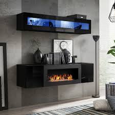 I mean that will really make it feel like home. Bmf Fly N2 Wall Unit 160cm Wide Push Click Glass Doors Tv Stand Fireplace Floating Display Cabinet Wall Shelves High Gloss