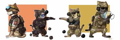 Operator Cat Fight Rainbow Six Siege Rainbow Six Siege Art Rainbow Six Siege Anime Rainbow Cat