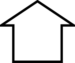 Free Clipart Simple House Icon Klaasdc In 2021 House Outline Free Clip Art Clip Art