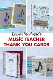 Make a card fit for any occasion, including birthdays, weddings, graduations, holidays, condolences, or even just to say hello. 12 Easy Diy Music Teacher Thank You Cards In 2021 Teacher Thank You Cards Teacher Thank You Thank You Cards