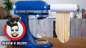  fit kitchenaid stand mixers perfectly  real kitchen aid pasta attachments, simply attach and operate, a smooth pasta press roller gives pasta a consistent texture every time, delivering a chewy consistency. Pasta Maker Attachment From Antree Half The Cost Of Kitchenaid Youtube