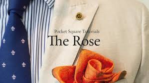 The pocket square is a charming accessory that has seen a huge surge in popularity over the past decade. Pocket Square Tutorial How To Fold The Rose Youtube