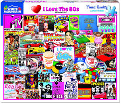 Round jigsaw puzzle educational game earth large 26 inch 1000 pieces. I Love The 80s 1000 Piece Jigsaw Puzzle 760mm X 610mm Wmp