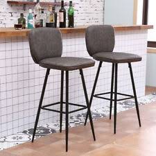 Check spelling or type a new query. 2x Dark Grey Bar Stools Breakfast Chairs Pu Leather Metal Legs Home Office Pub For Sale Online Ebay