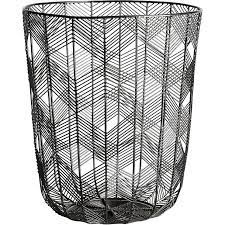 Check spelling or type a new query. Sophia Black Zig Zag Wire Wastecan