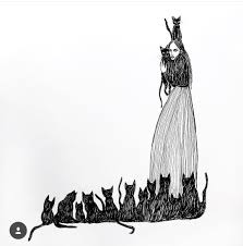 Bill Crisafi Art Cat Art Witch Art Dark Fantasy Art