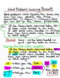Solving Problems With Percents Basic Math Middle School Math Math Interactive Notebook