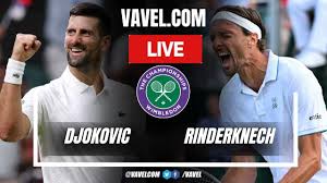 Djokovic vs Rinderknech LIVE Score Updates: First set for Novak (7-5)