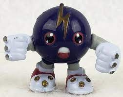 Digimon Bandai Thundermon Thunderballmon Mini Figure H-T | eBay