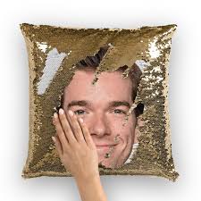 John Mulaney Sequin Pillow