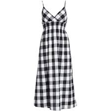 Black And White Gingham Maxi Dress She S Cool Black White Gingham Empire Waist Maxi Dress 64 Sar Liked On Polyvore Featu Empire Waist Maxi Dress Black And White Long Dresses Preppy Dresses