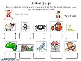 To download/print, click on the button bar on the bottom of the worksheet. Animal Groups Classification Worksheet