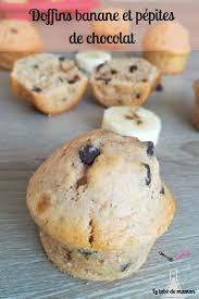 Doffins A La Banane Et Aux Pepites De Chocolat Companion Ou Non Recette Pepite Chocolat Muffin Facile Gateau Facile Rapide