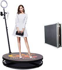 Amazon.com: BDSHL 360 Photo Booth Machine, Intelligent 360 Camera Booth  Support IPad,Camera,Smartphone Use for Share and Record Video with Your  Friends (Size : 115cm/45.25''+Flight Case) : Electronics