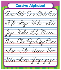 alphabet cursive