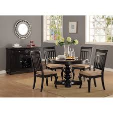 I can honestly say we sat at this table less than 10 times since we've owned it. Infini Furnishings Bella 5 Piece Dining Set Round Dining Table Sets Round Wood Dining Table Dining Table Chairs