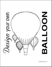 Coloring pages are fun for children of all ages and are a great educational tool that helps children develop fine motor skills, creativity and color recognition! Clip Art Dyo Hot Air Balloon Coloring Page I Abcteach Com Abcteach