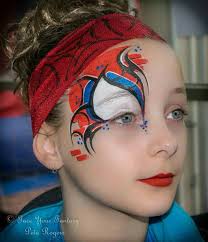 Princess Peta Rogers gorgeous girl Spiderman eye design