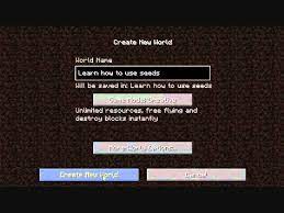 Dec 04, 2012 · this is how you can create an empty minecraft world in vanilla minecraft with no mods! What Are Minecraft Seeds