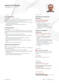 Pricing Analyst Resume Ultimate Guide With Real Life Examples 2019 Resume Examples Resume Guide Resume