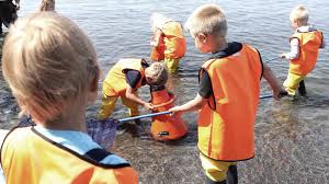 Barnen söker kunskap under ytan