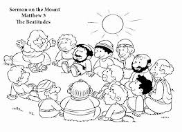 Sermon On The Mount Coloring Page Unique Beatitudes Color Page Matthew 5 Sermon On The Mount In 2020 Puppy Coloring Pages Super Coloring Pages Bear Coloring Pages