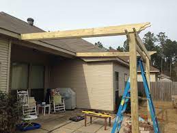 Pergola Attached To Fascia Google Search Backyard Pergola Pergola Deck With Pergola