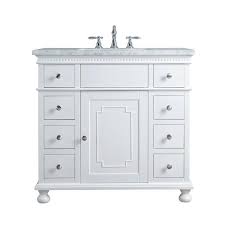 Find new 36 inch bathroom vanities for your home at. Stufurhome 36 In White Undermount Single Sink Bathroom Vanity With Carrara White Natural Marble Top In The Bathroom Vanities With Tops Department At Lowes Com