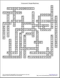 Click on the button below each question to see answer. Crossword Simple Machines Upper Elem Abcteach