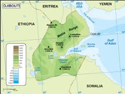 Beaches along the eastern shore provide some respite from the blistering heat. Djibouti Physical Map Eps Illustrator Map Vector World Maps
