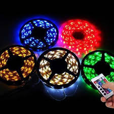16ft Color Changing 300 Leds Light Strip With Remote Control Strip Lighting Led Strip Lighting Led Light Strips