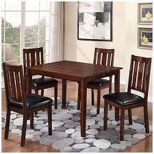 5 Piece Pub Dining Set Dining Room Table Set Black Dining Room Kitchen Table Settings