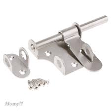 Garage door hinges heavy duty 14 and 11 gage hinges end hinges stand off the garage door. Stainless Steel Gate Garage Door Lock Latch Barrel Bolt Padlock Hasp Bolt Shopee Malaysia