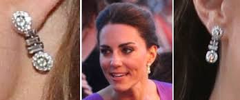 Round Diamond and Baguette Diamond Earrings